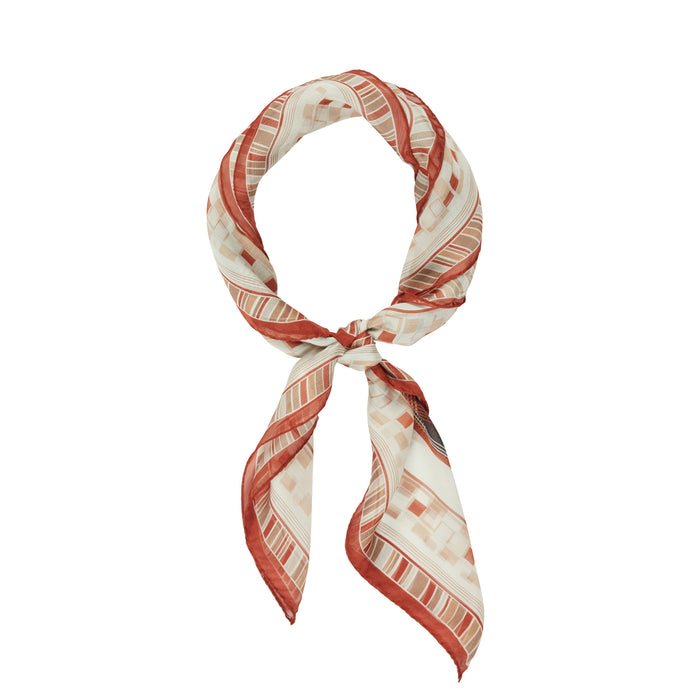 Daks London D-CHAINS SILK FOULARD - BLACK