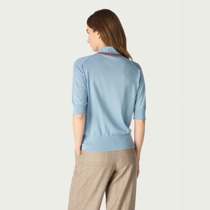 Daks London DAKS X JOHN SMEDLEY HOUSE STRIPE TOP