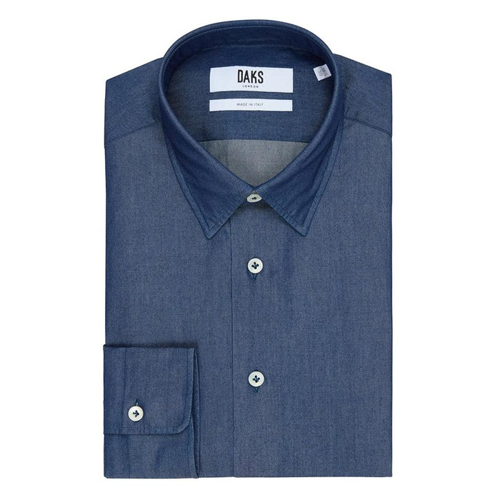 Daks London DENIM BLUE SHIRT