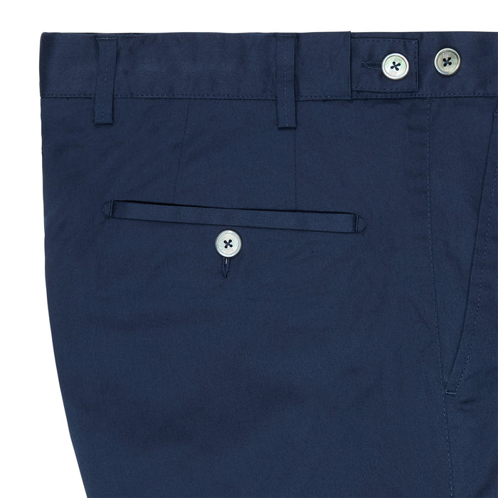 Daks London FLAT FRONT CLASSIC CHINO - NAVY