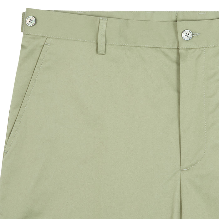 Daks London FLAT FRONT CLASSIC CHINO - SAGE GREEN