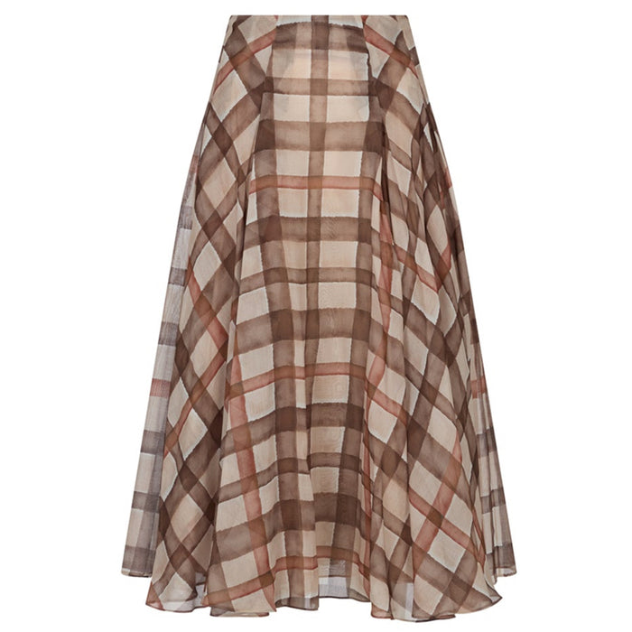 Daks London HOUSECHECK MIDI SKIRT