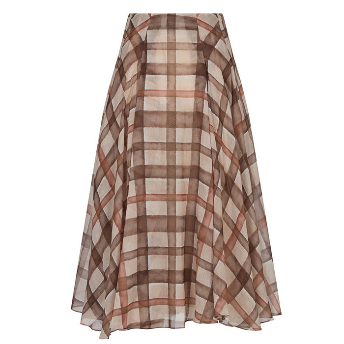 Daks London HOUSECHECK MIDI SKIRT