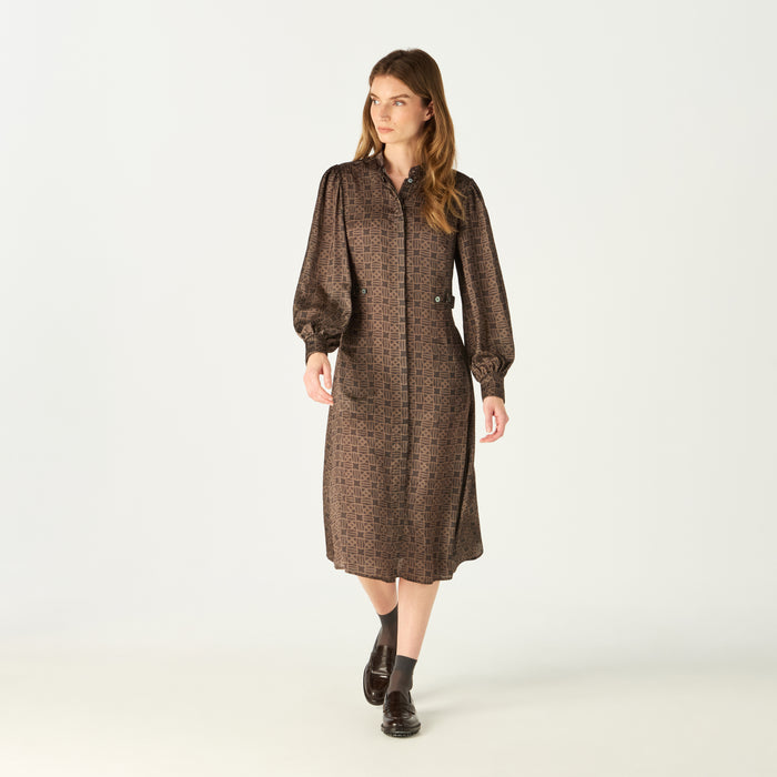 daks london INTERLOCKING D SHIRT DRESS