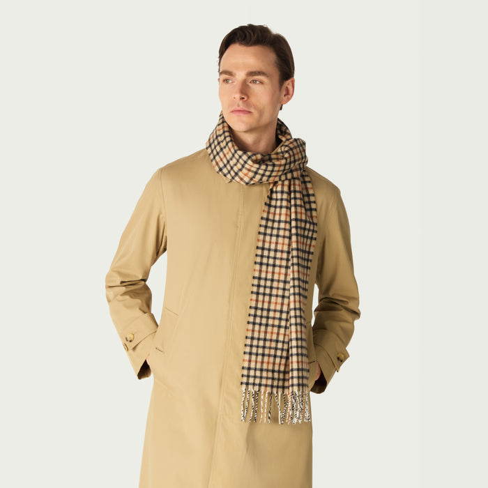daks london JURA HOUSECHECK SCARF