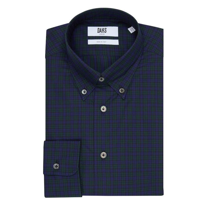 Daks London PLAID CHECK SHIRT