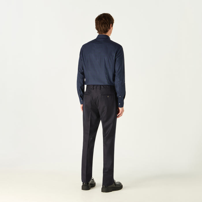 Daks London PLAID CHECK SHIRT