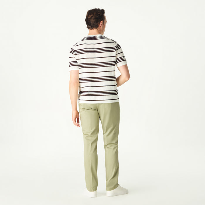 Daks London PLEATED FRONT CLASSIC CHINO - GREEN