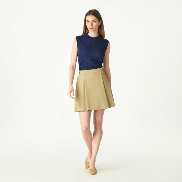 daks london PLEATED MINI SKIRT