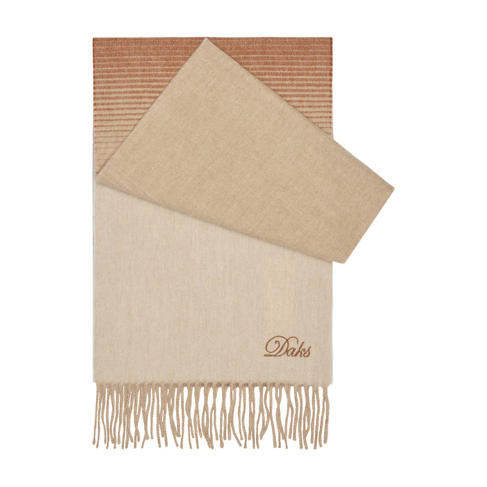 Daks London SEASONAL OMBRE SCARF - HOUSE COLOURS