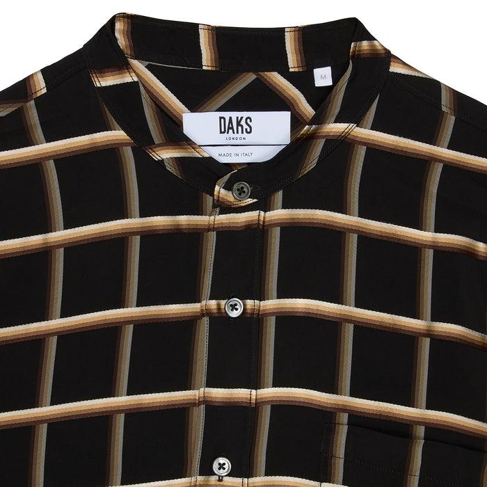 Daks London WINDOWPANE CHECK SHIRT