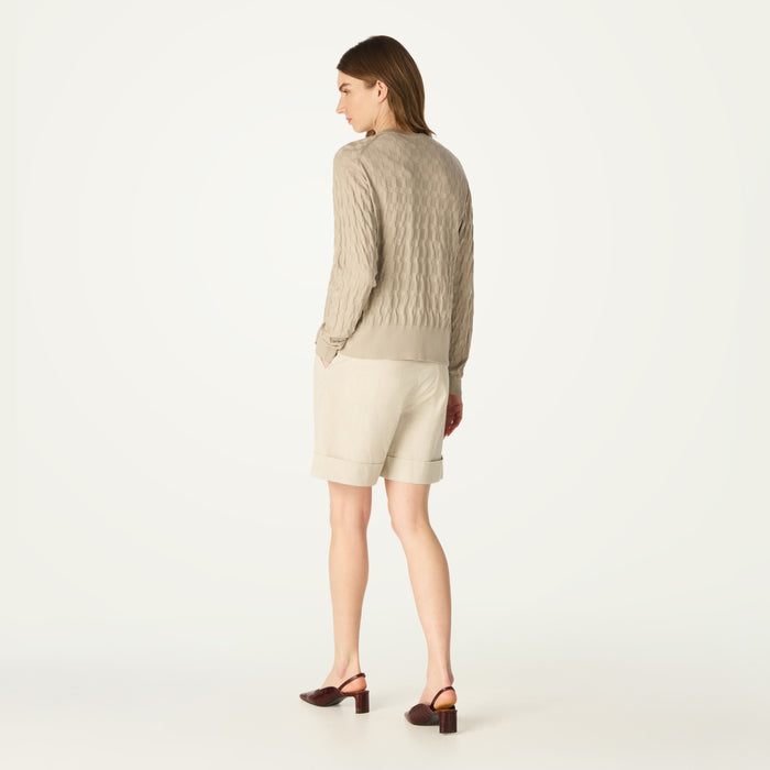 Daks London DAKS X JOHN SMEDLEY HOUSE CHECK CARDIGAN