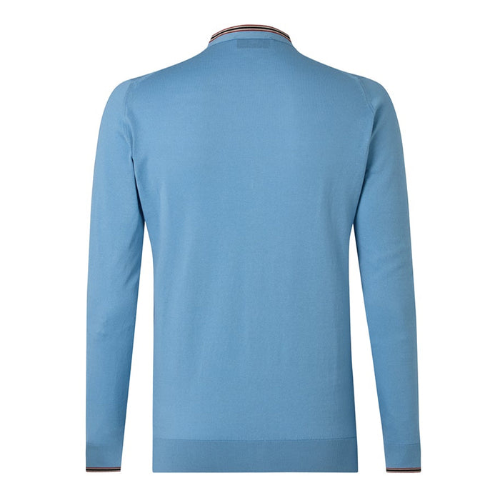 Daks London DAKS X JOHN SMEDLEY HOUSE STRIPE CARDIGAN