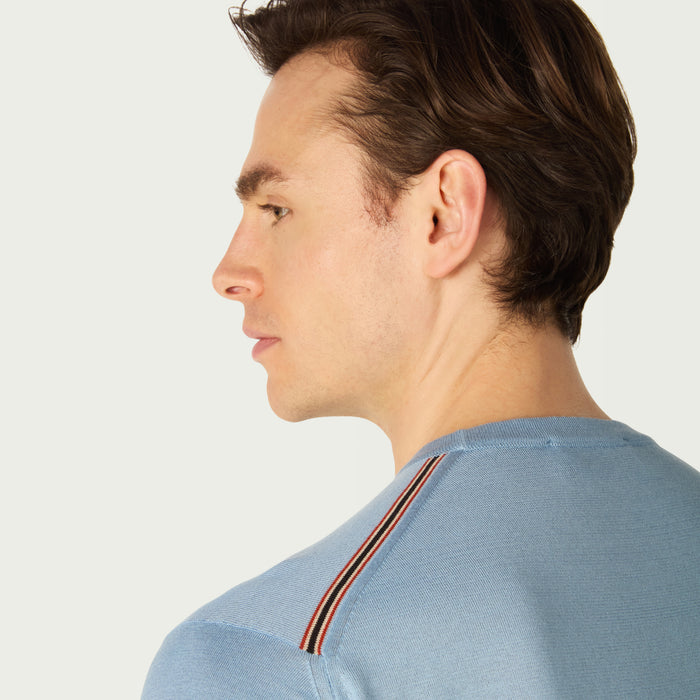 Daks London DAKS X JOHN SMEDLEY HOUSE STRIPE T SHIRT