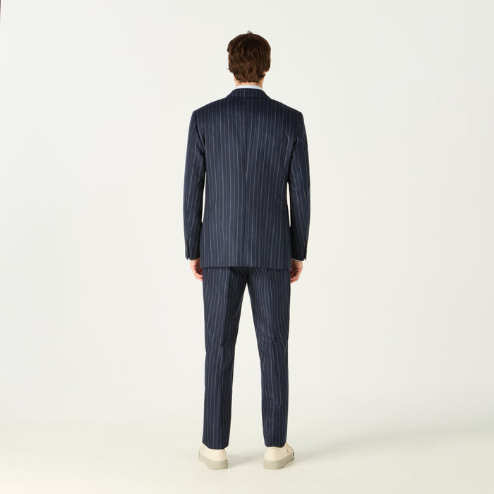 Daks London PINSTRIPE DOUBLE BREASTED 6 BUTTON SUIT