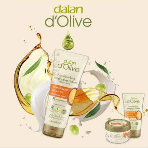 dalan d'olive Dalan d’Olive Nourishing Hand & Body Cream – Olive & Organic Argan Oil 250 ml