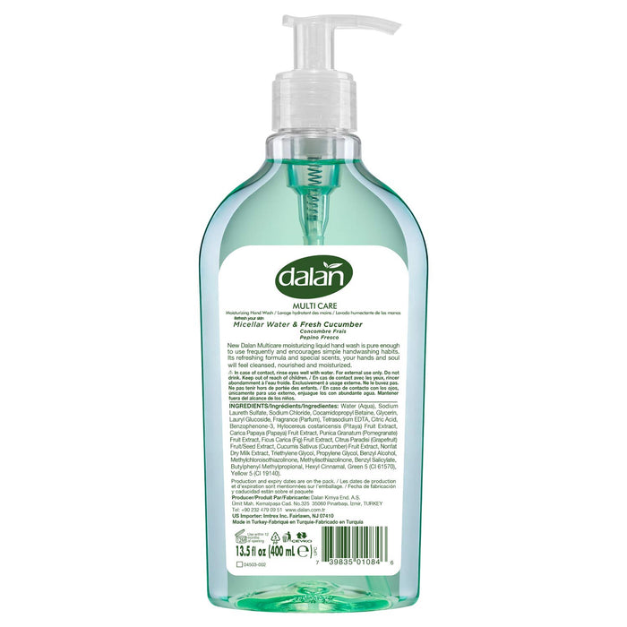 Dalan D'olive Dalan Fresh Cucumber Multicare Ultra Moisturizing Liquid Hand Soap