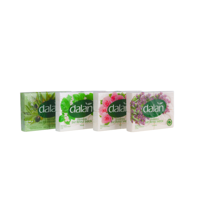 Dalan D'olive Dalan Pure Soap White 600g (4x150g) – Gentle & Nourishing