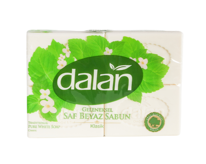 dalan d'olive Dalan Pure Soap White 600g (4x150g) – Gentle & Nourishing