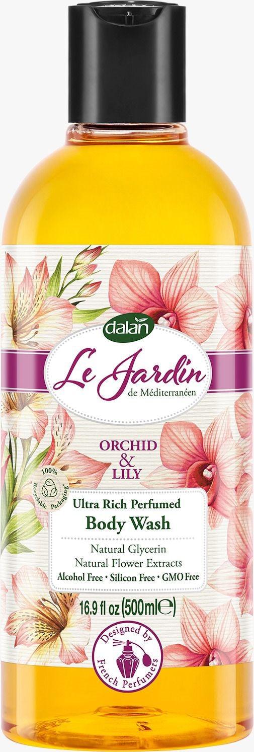 dalan d'olive Le Jardin Orchid & Lily Body Wash 500mL