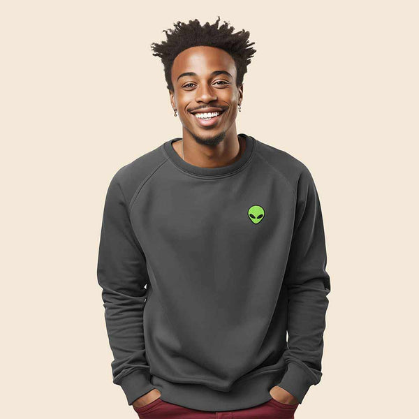 Dalix Dalix Alien Midweight Fleece Crewneck Sweatshirt