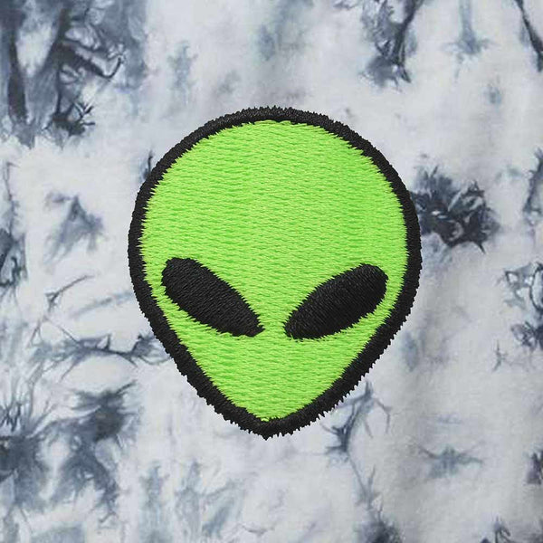 Dalix Dalix Alien Midweight Fleece Tie Dye Crewneck Sweatshirt