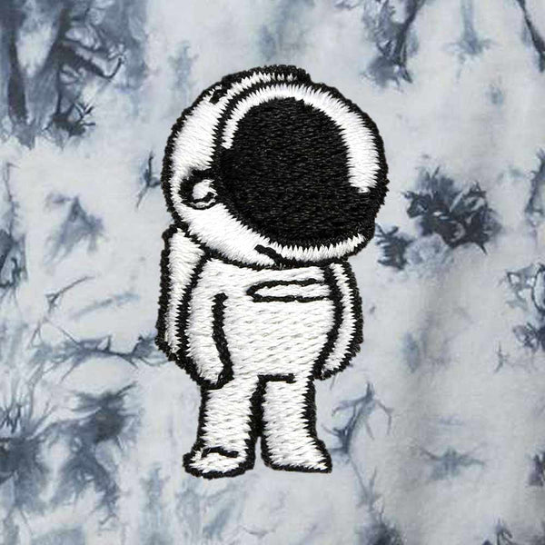 Dalix Dalix Astronaut Midweight Fleece Tie Dye Crewneck Sweatshirt