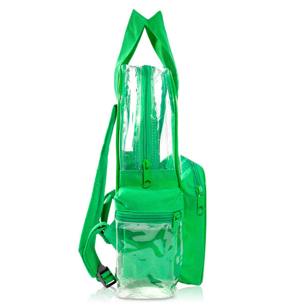 Dalix Dalix Clear Backpack Bags Smooth Plastic Transparent See Through