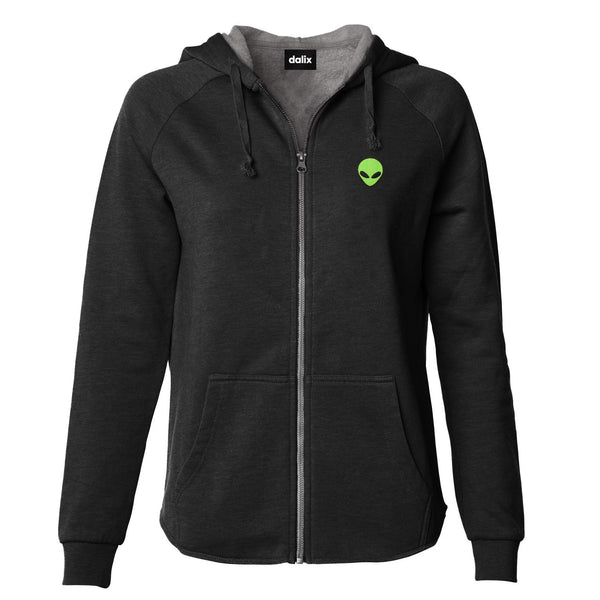 dalix Dalix Alien Washed Zip Hoodie