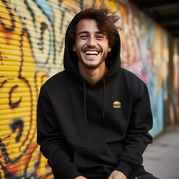 Dalix Dalix Cheeseburger Midweight Fleece Hoodie