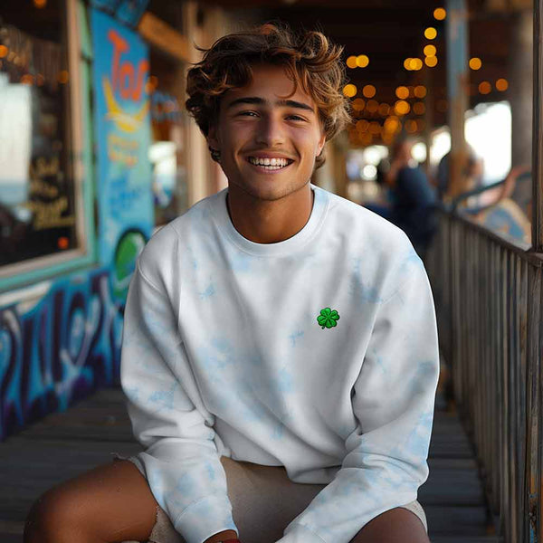 Dalix Dalix Clover Midweight Fleece Sweatshirt