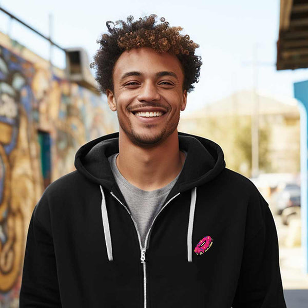 Dalix Dalix Donut Midweight Fleece Zip Hoodie