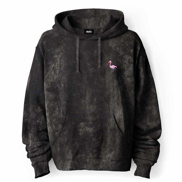 dalix Dalix Flamingo Mineral Wash Hoodie