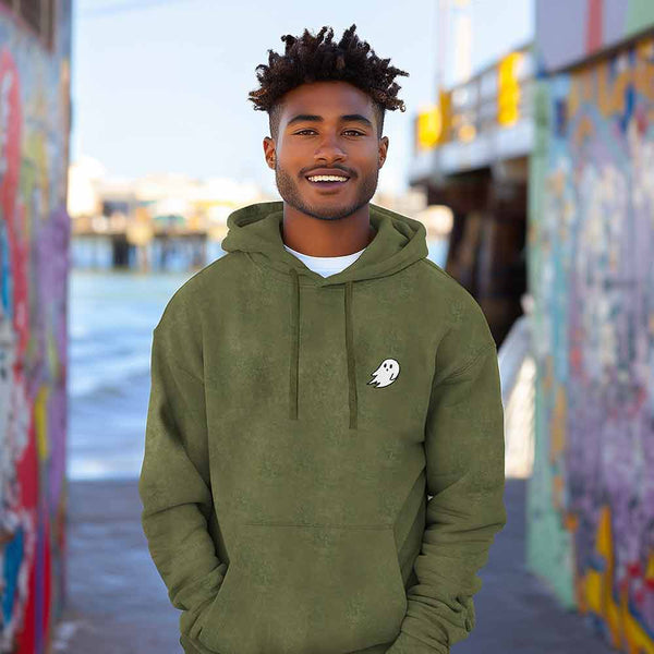 Dalix Dalix Ghost Mineral Wash Hoodie