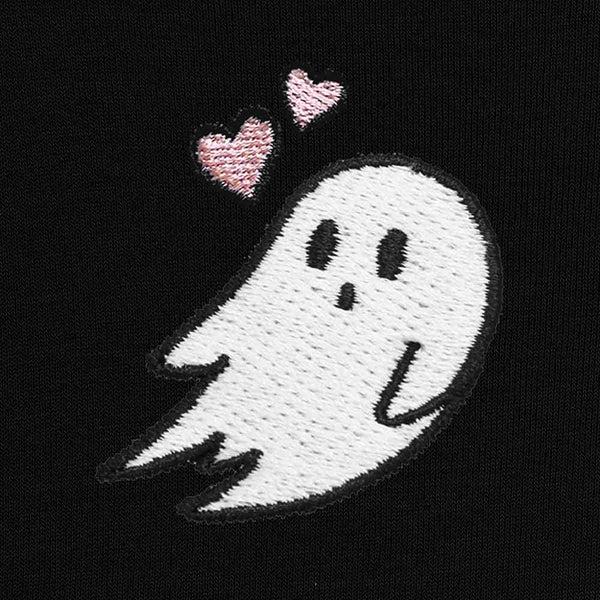 Dalix Dalix Heartly Ghost Cropped Hoodie