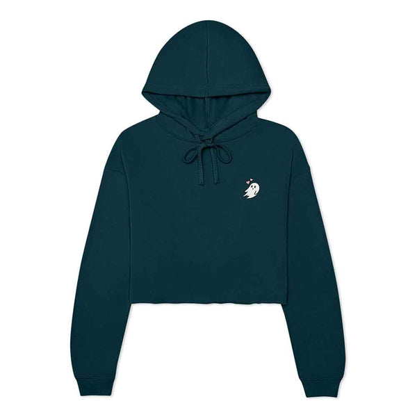 dalix Dalix Heartly Ghost Cropped Hoodie