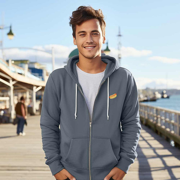 Dalix Dalix Hot Dog Zip Hoodie