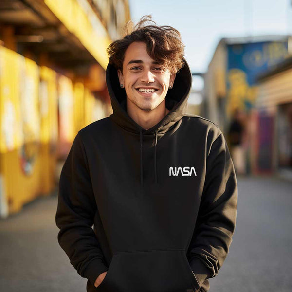 Dalix Dalix NASA Worm Midweight Fleece Hoodie