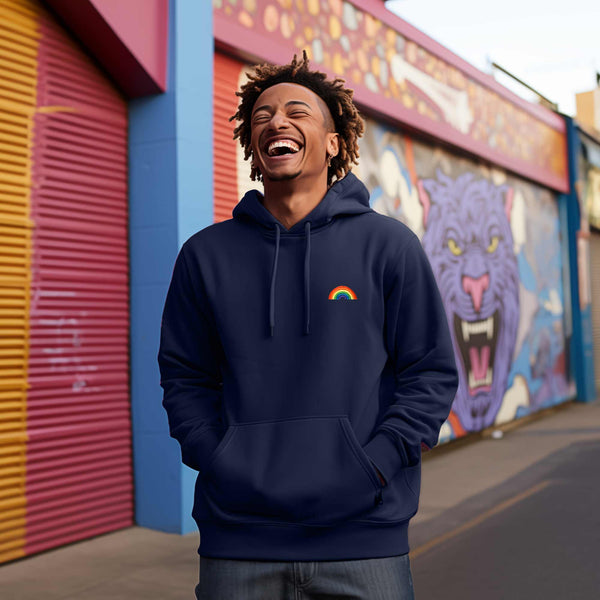 Dalix Dalix Rainbow Midweight Fleece Hoodie