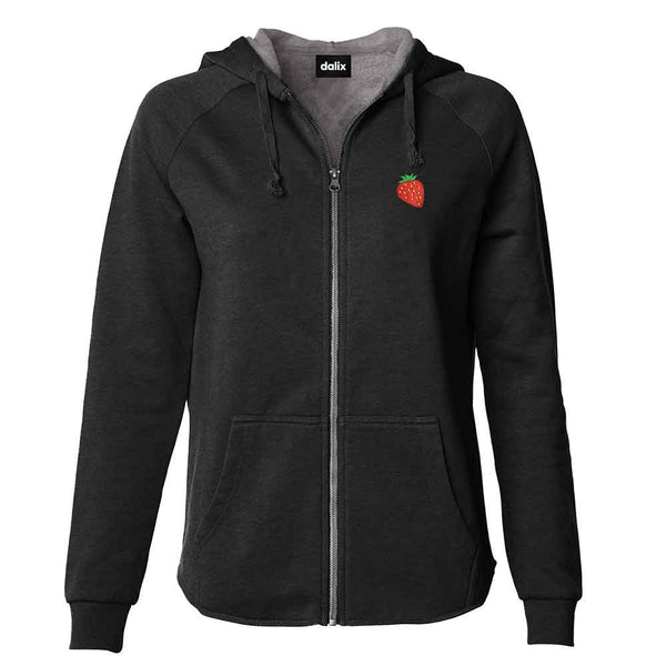 dalix Dalix Strawberry Washed Zip Hoodie