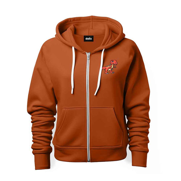 Dalix Dalix T-Rex Midweight Fleece Zip Hoodie
