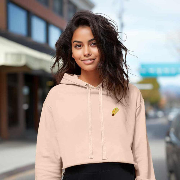 Dalix Dalix Taco Cropped Hoodie