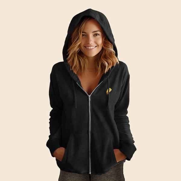 Dalix Dalix Taco Washed Zip Hoodie