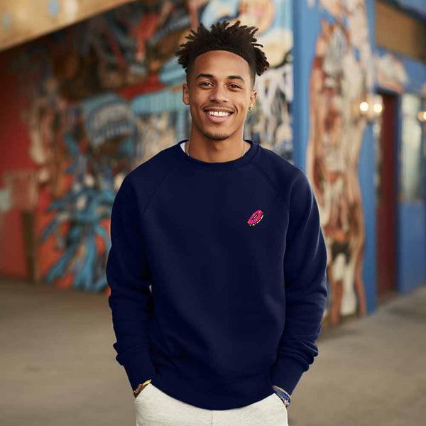 Dalix Dalix Donut Midweight Fleece Crewneck Sweatshirt