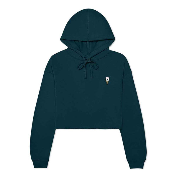 dalix Dalix Double Scoop Midweight Fleece Cropped Hoodie