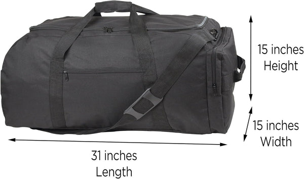 Dalix Dalix Extra Large Duffle Bag (Turns Into Backpack)