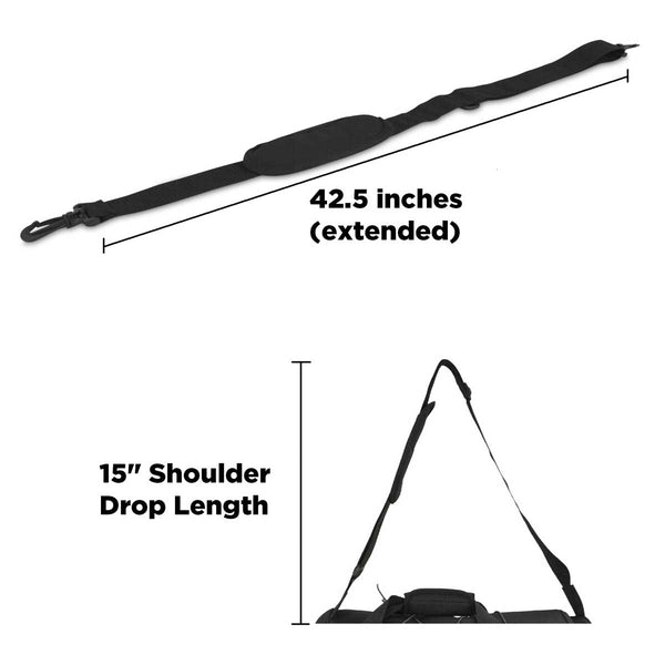 Dalix Dalix Premium Replacement Strap With Shoulder Pad For Laptop Travel Duffel Bags