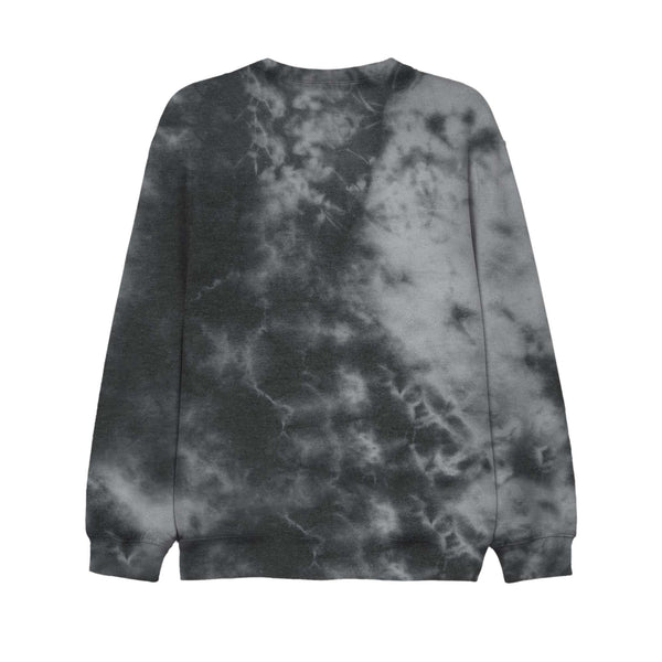 Dalix Dalix Rainbow Midweight Fleece Tie Dye Crewneck Sweatshirt