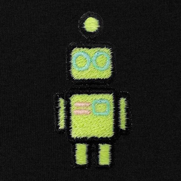 Dalix Dalix Robot Midweight Fleece Zip Hoodie (Glow In The Dark)