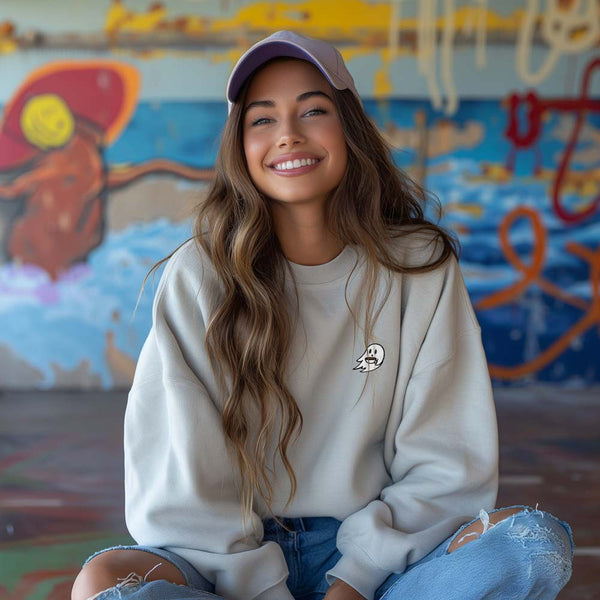 Dalix Dalix Spook-a-Latte Midweight Fleece Relaxed Sweatshirt